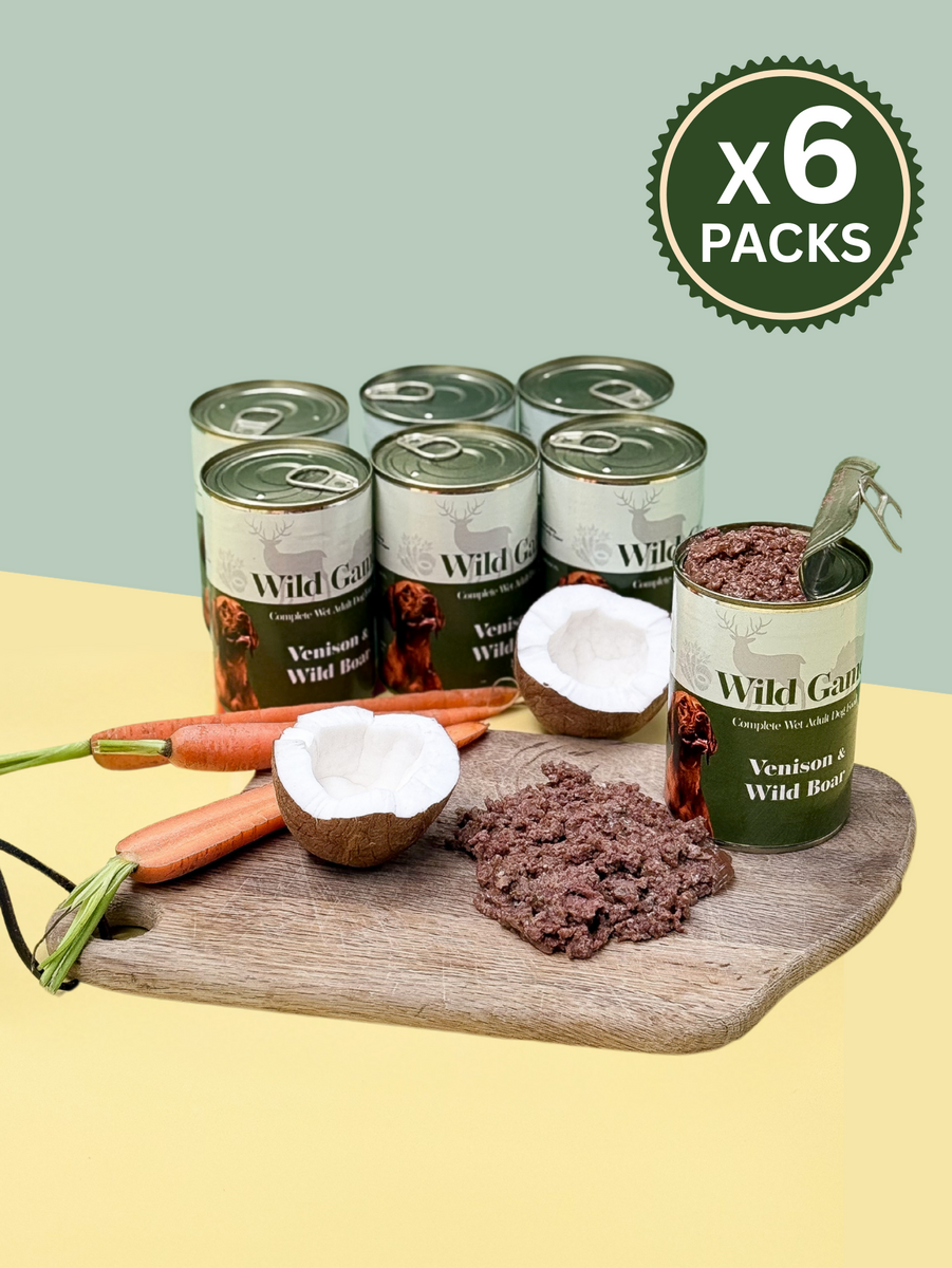 Picture of Venison & Boar Wet Dog Food 400g – Wild Antler
