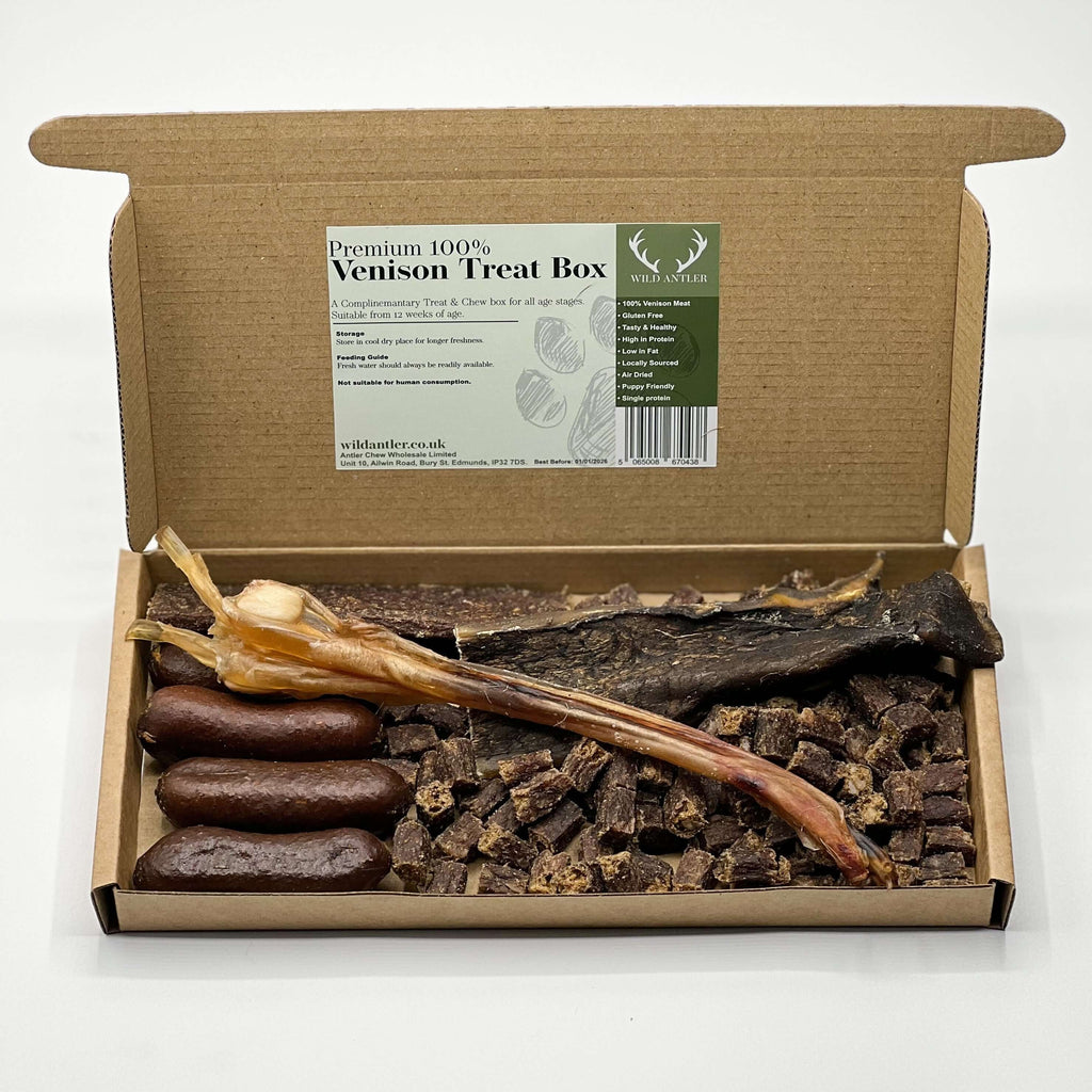 Elegantly packaged in a beautifully designed box, these venison treats make an ideal gift for dog owners looking to indulge their pets with something special and nutritious.